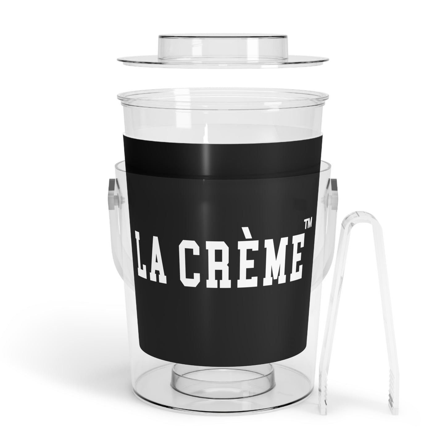 LA CRÈME Ice Bucket with Tongs