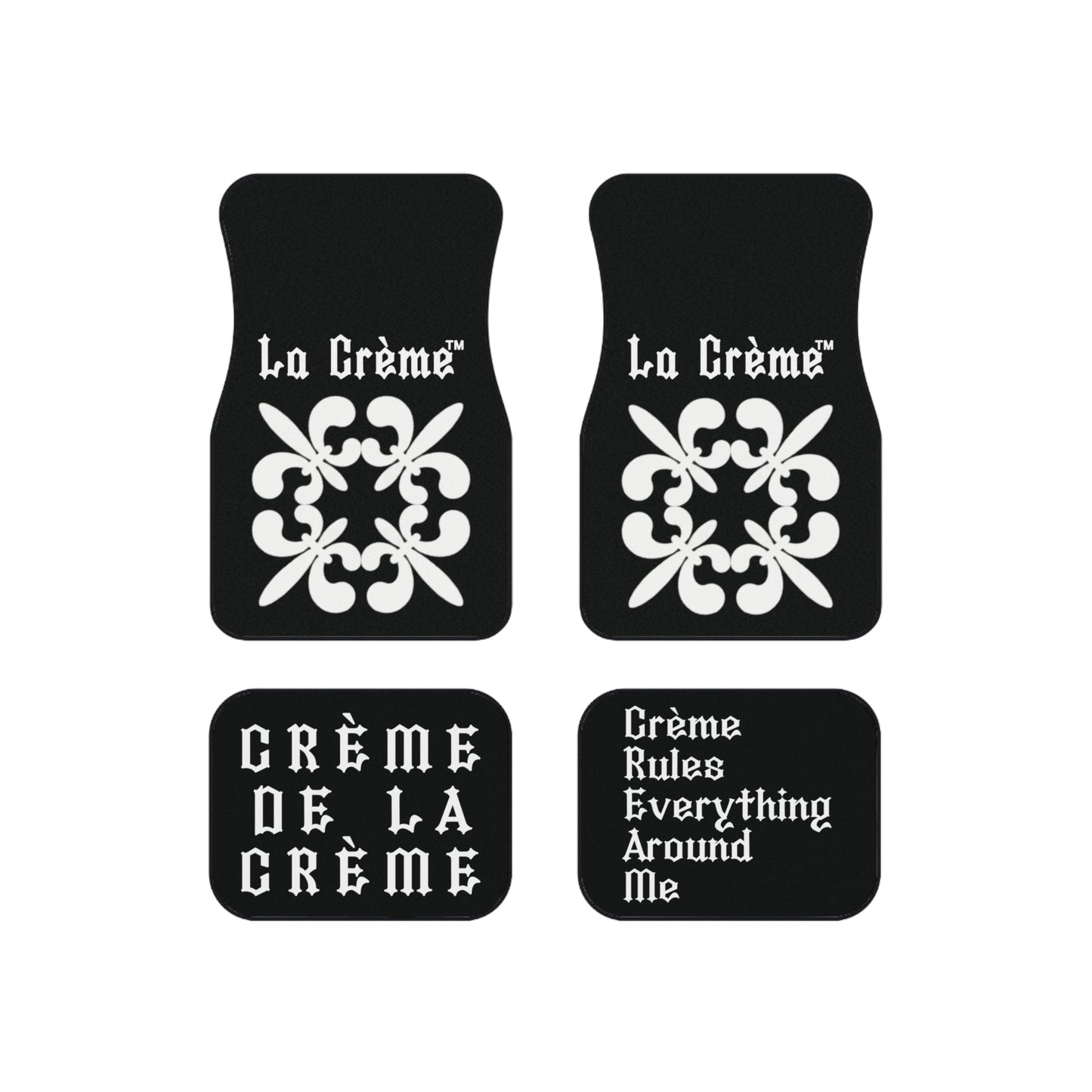 LA CRÈME CREAM CDLC Car Mats (Set of 4)