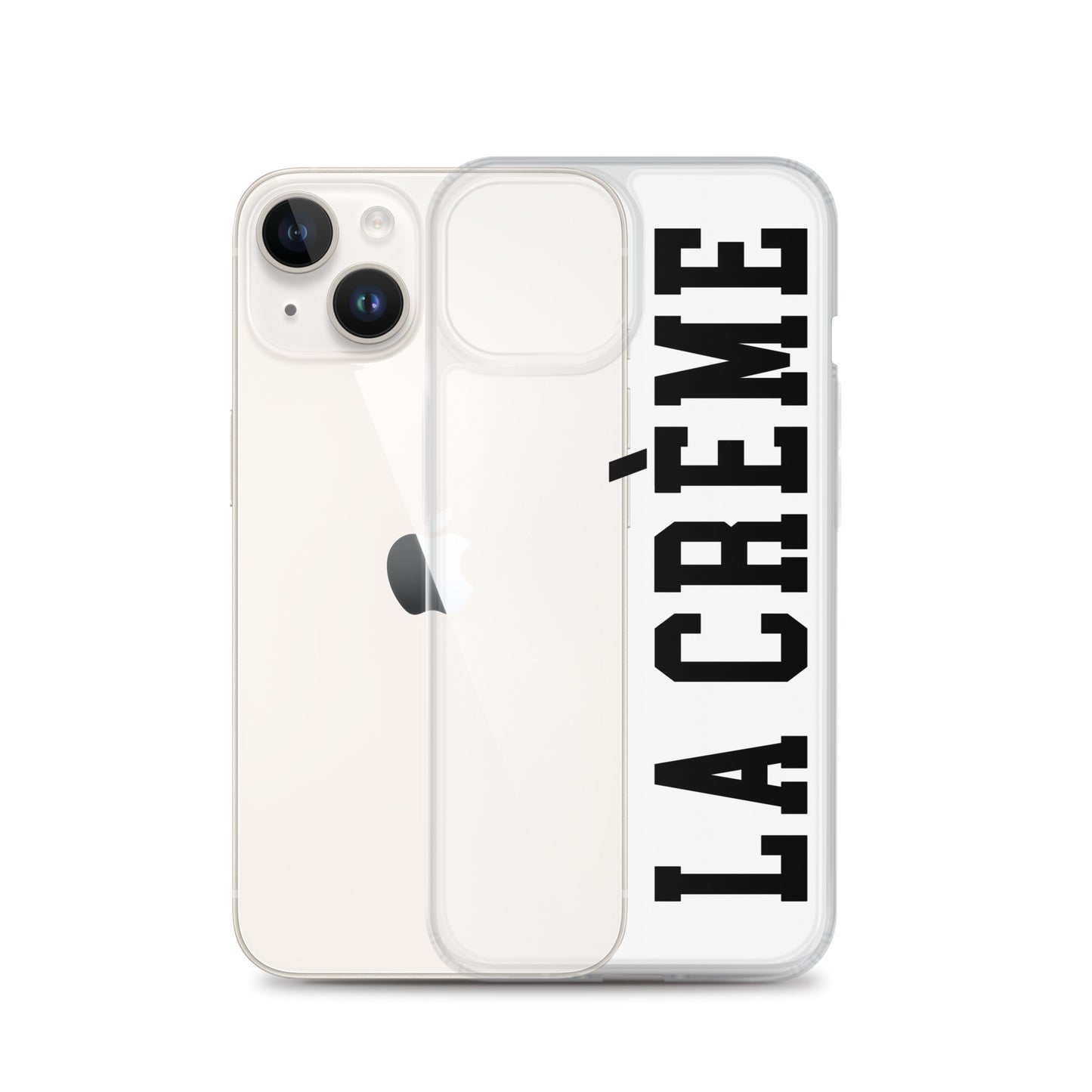 LA CRÈME Clear Case for iPhone®