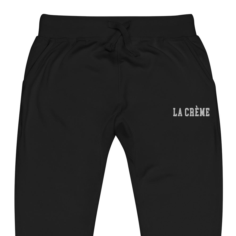 LA CRÈME Unisex fleece sweatpants