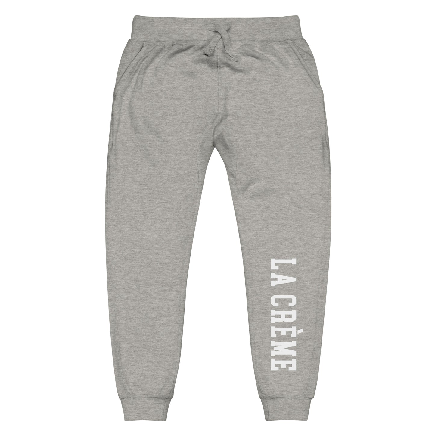 LA CRÈME (BIG) Unisex fleece sweatpants