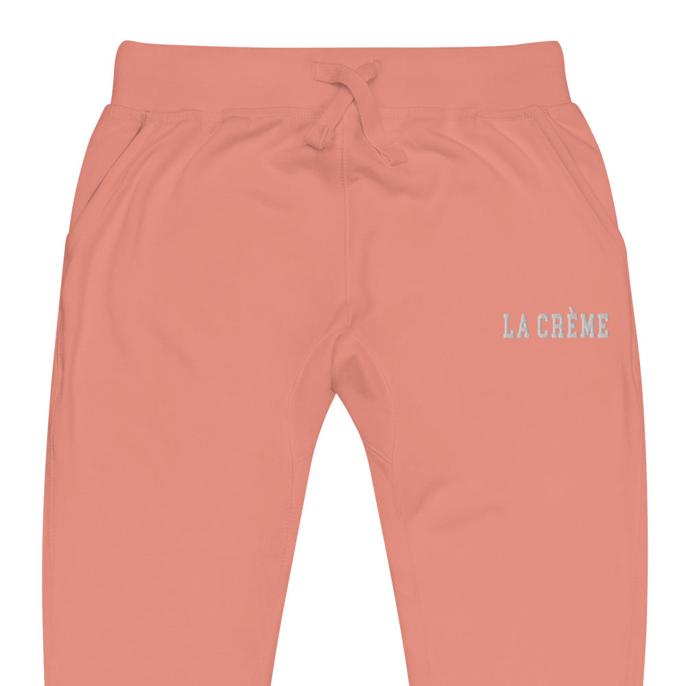 LA CRÈME Unisex fleece sweatpants