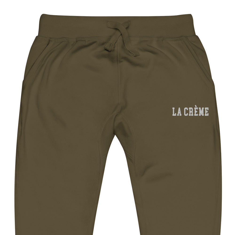 LA CRÈME Unisex fleece sweatpants