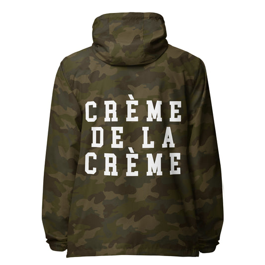 LA CRÈME Unisex lightweight zip up windbreaker