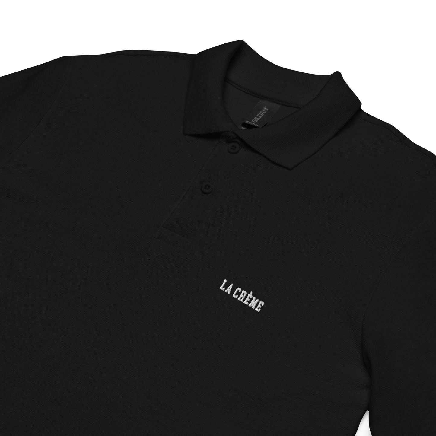 LA CRÈME Unisex pique polo shirt