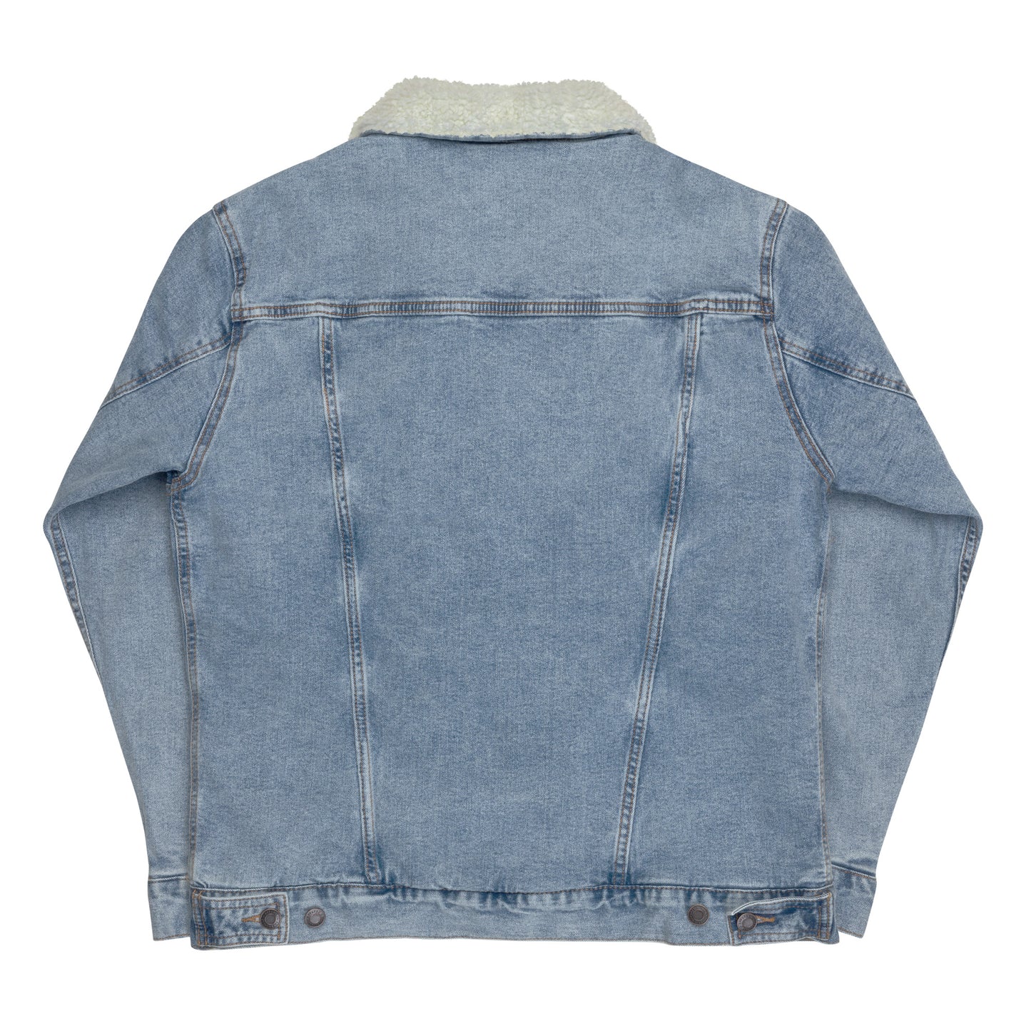 LA CRÈME Unisex denim sherpa jacket