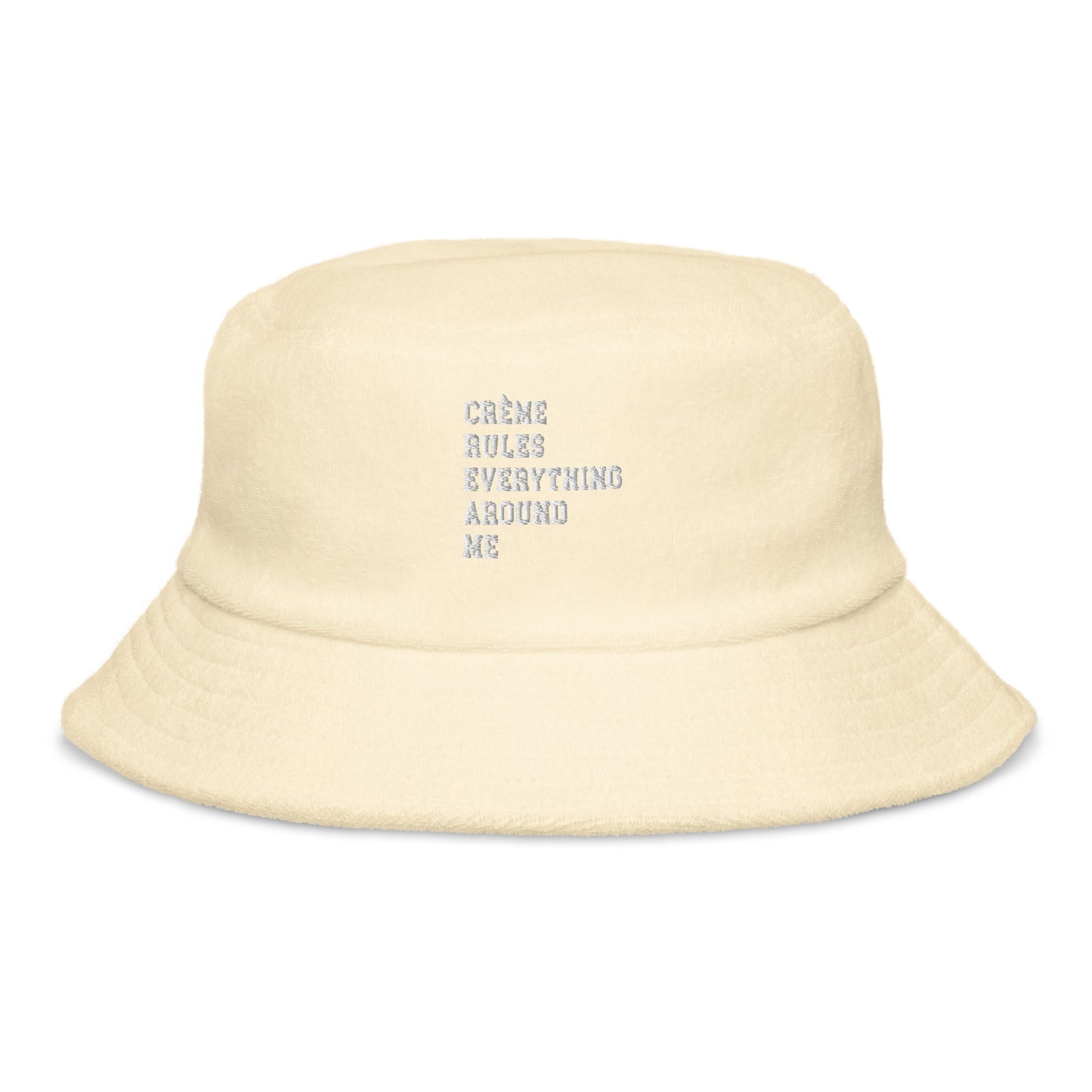 CREAM Terry Cloth Bucket Hat